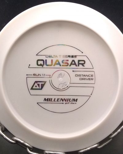 Millennium Bottom Stamp AT QUASAR Golf Disc Driver