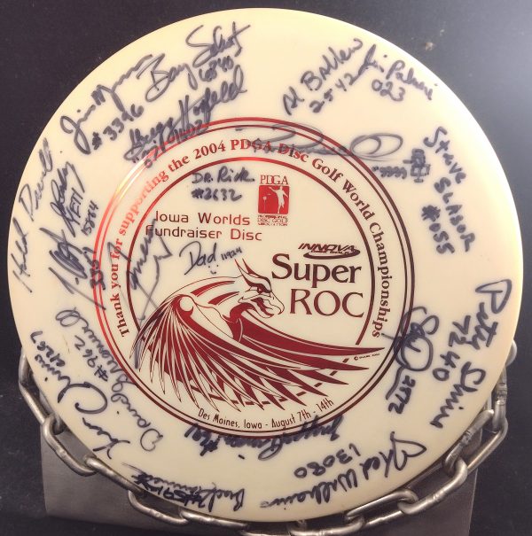 Innova 2004 Worlds Autographed Star Super ROC Golf Disc