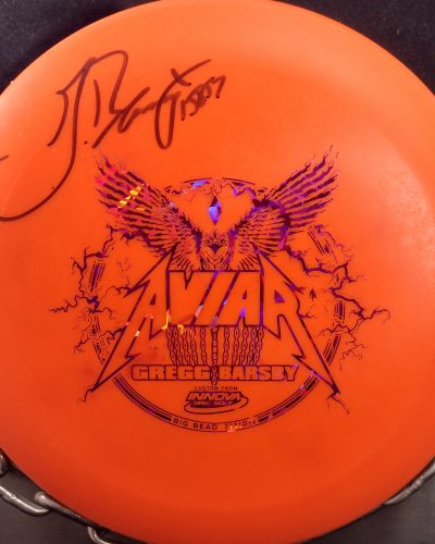 Innova Gregg Barsby autographed KC Pro Big Bead Aviar Disc Golf Putter