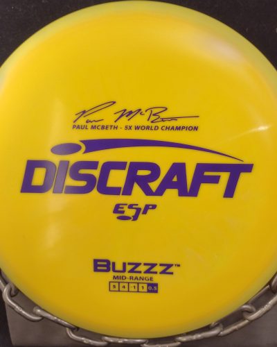 Discraft Paul McBeth 5 Time World Champion ESP BUZZZ Mid Range Golf Disc