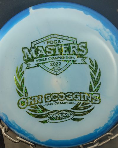 Innova Ohn Scoggins 2022 Masters World Champion Halo Star Aviar Disc Golf Putter