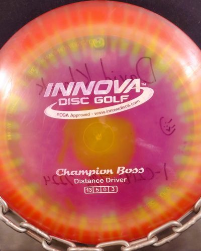 USED Innova Fly Dye Champion BOSS Disc Golf Driver