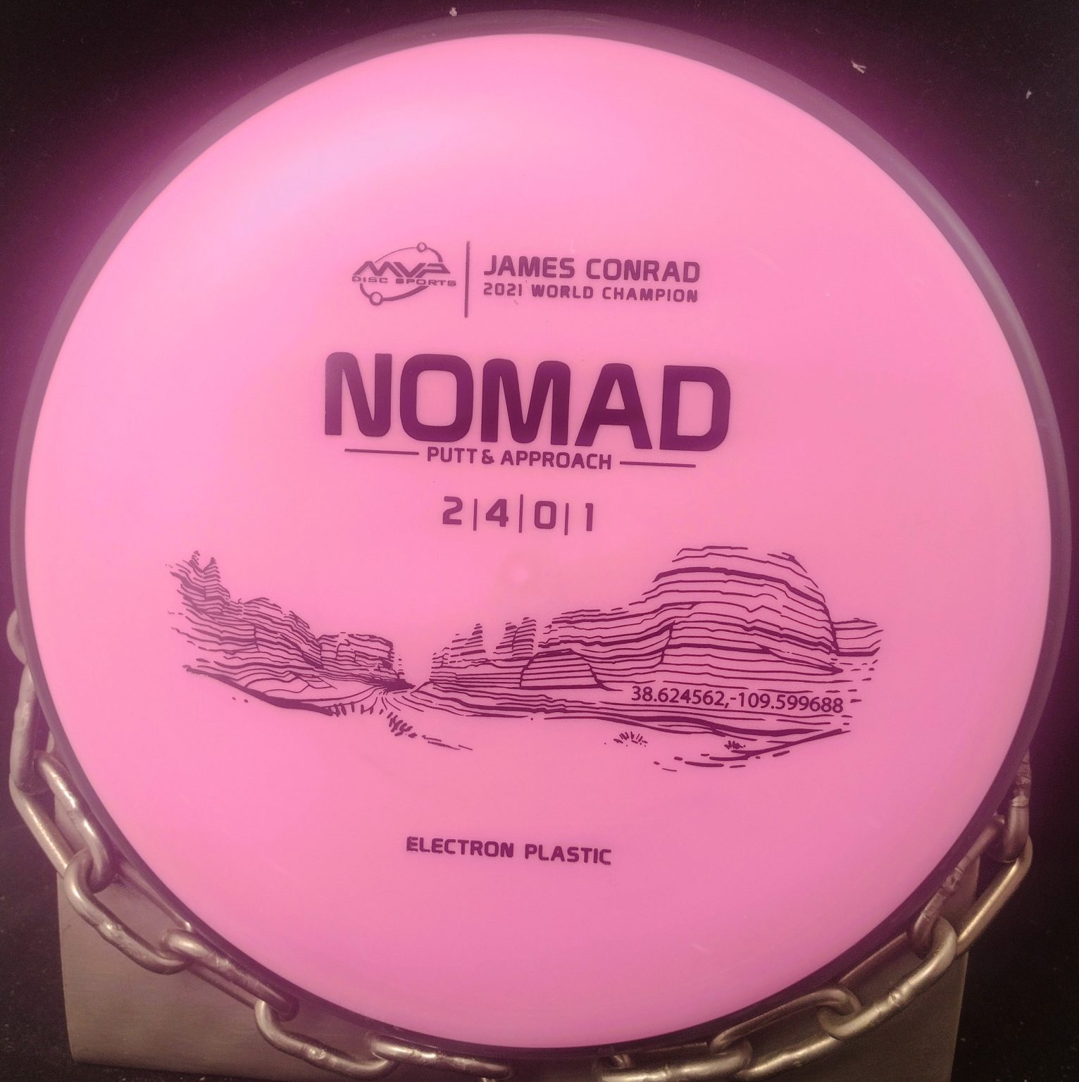 NOMAD Disc Golf Putter MVP James Conrad Disc Golf Fly Mart