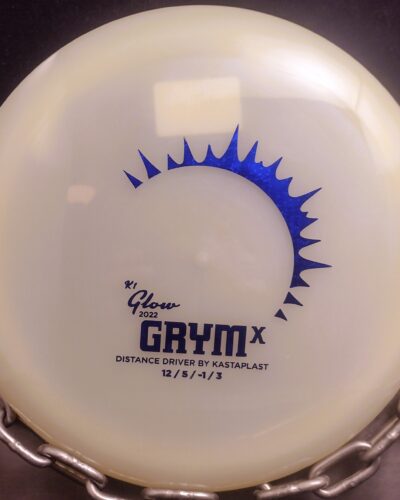 Kastaplast Glow K1 GRYM X Disc Golf Distance Driver