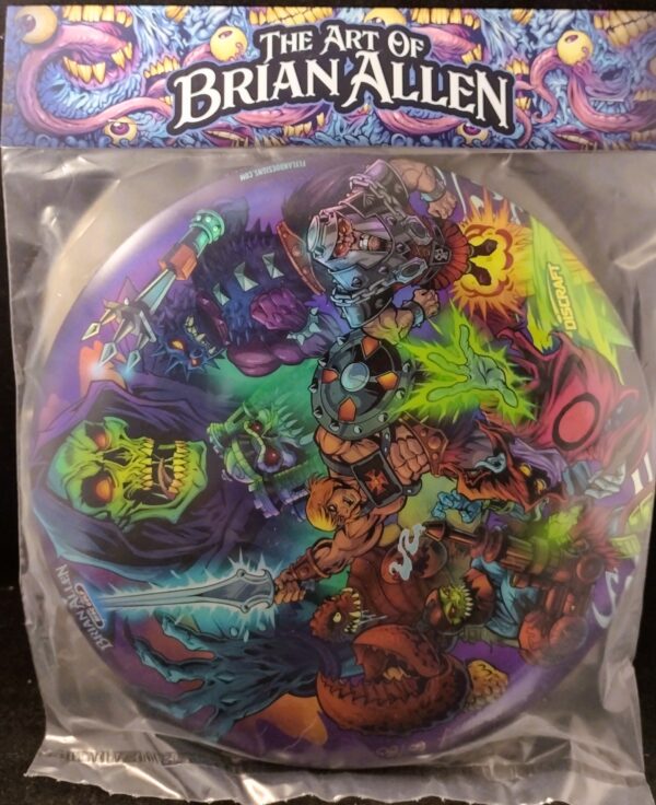 Discraft 'He-Man' Full Foil ESP BUZZZ Mid Range Golf Disc