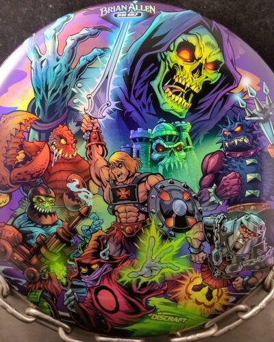 Discraft 'He-Man' Full Foil ESP BUZZZ Mid Range Golf Disc