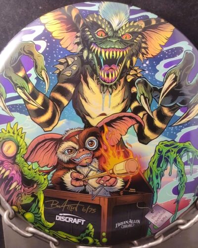 Discraft 'Gremlins' Full Foil ESP BUZZZ Mid Range Golf Disc