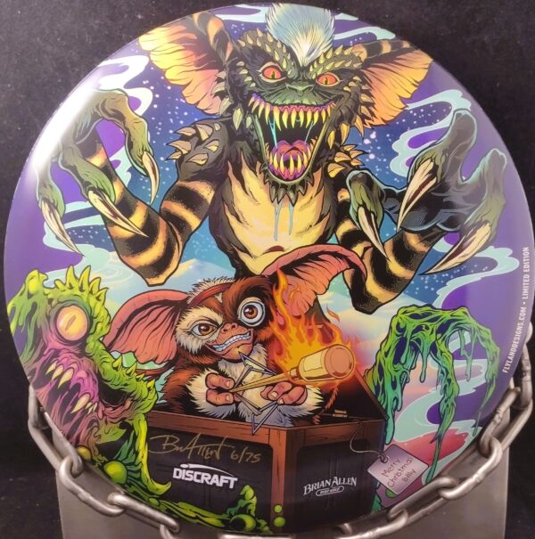 Discraft 'Gremlins' Full Foil ESP BUZZZ Mid Range Golf Disc