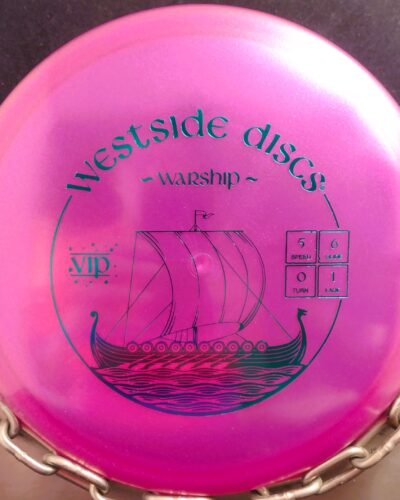 Westside Discs Glimmer VIP WARSHIP Mid Range Golf Disc