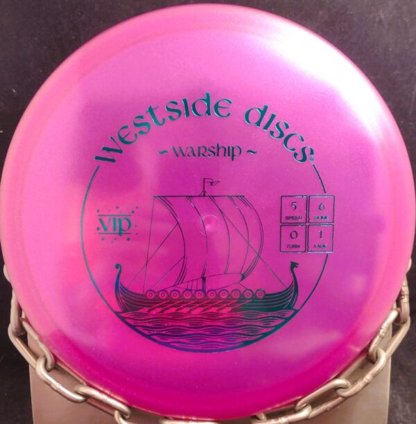 Westside Discs Glimmer VIP WARSHIP Mid Range Golf Disc