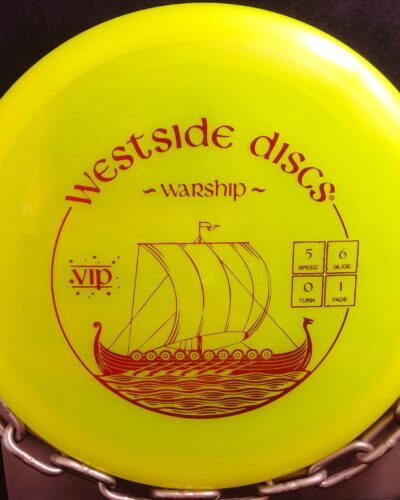 Westside Discs Glimmer VIP WARSHIP Mid Range Golf Disc 177