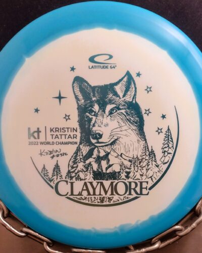 Latitude 64 2023 Kristin Tattar 1 Time World Champion Team Series Orbit Gold CLAYMORE