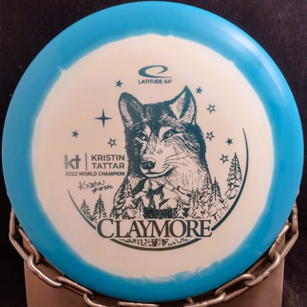 Latitude 64 2023 Kristin Tattar 1 Time World Champion Team Series Orbit Gold CLAYMORE