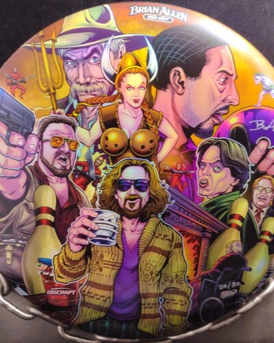 Discraft 'The Big Lebowski' Full Foil ESP BUZZZ Mid Range Golf Disc