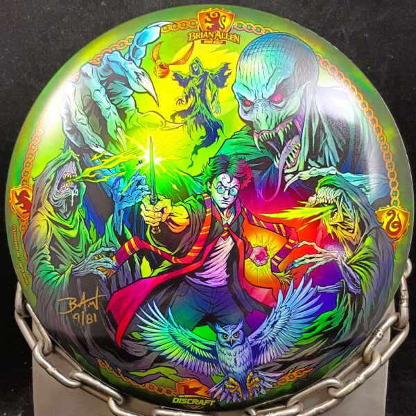 Discraft 'Harry Potter' Full Foil ESP BUZZZ Mid Range Golf Disc for sale