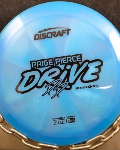 Discraft 2025 Paige Pierce 5X Tour Series Swirly Z DRIVE Disc Golf Driver