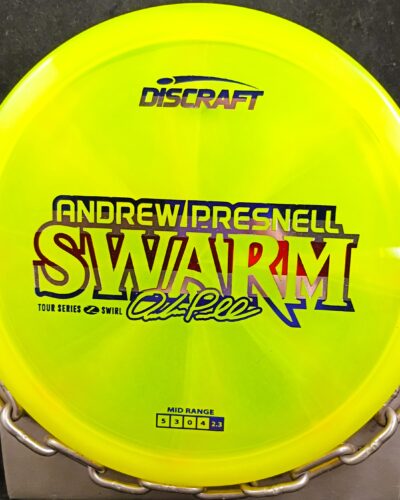 Discraft 2025 Andrew Presnell Tour Series Swirl Z SWARM Mid Range Disc Golf