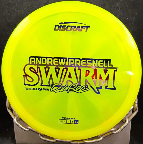 Discraft 2025 Andrew Presnell Tour Series Swirl Z SWARM Mid Range Disc Golf