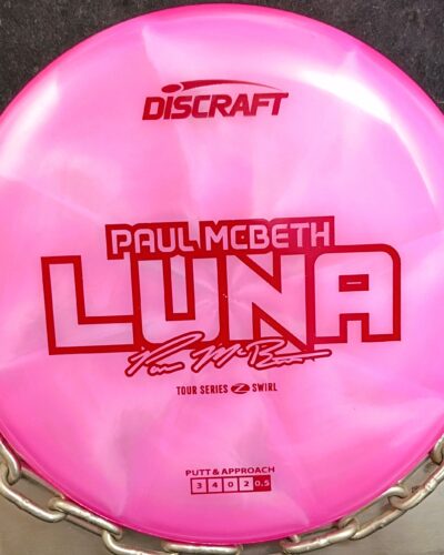 Discraft 2025 Paul McBeth 6X Tour Series Swirly Z LUNA Disc for sale