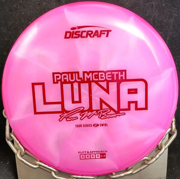 Discraft 2025 Paul McBeth 6X Tour Series Swirly Z LUNA Disc for sale
