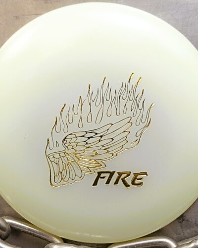 Innova 2025 Little Wing Fire Glow MINI Disc Golf Marker.