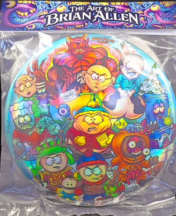 Discraft 'South Park' Full Foil ESP BUZZZ Mid Range Golf Disc