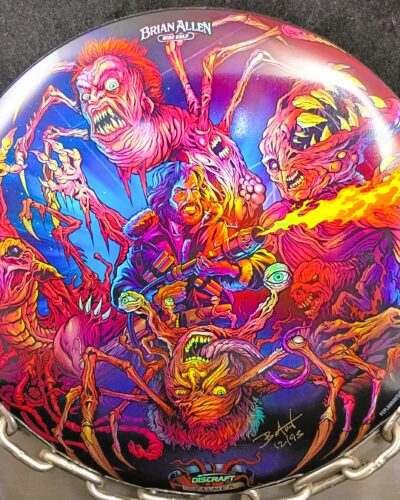 Discraft 'The Thing' Full Foil ESP BUZZZ Mid Range Golf Disc for sale