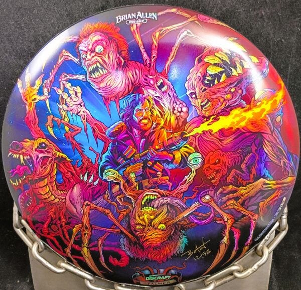 Discraft 'The Thing' Full Foil ESP BUZZZ Mid Range Golf Disc for sale