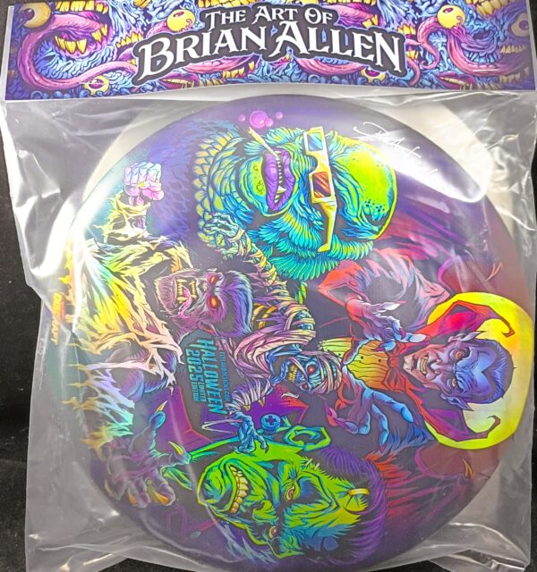 Discraft 2025 Halloween Full Foil ESP BUZZZ Mid Range Golf Disc
