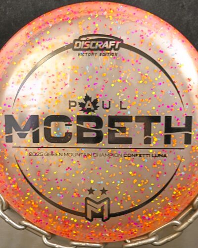 Discraft 2025 Paul McBeth Green Mountain Champion Confetti Z LUNA Disc Golf Putter