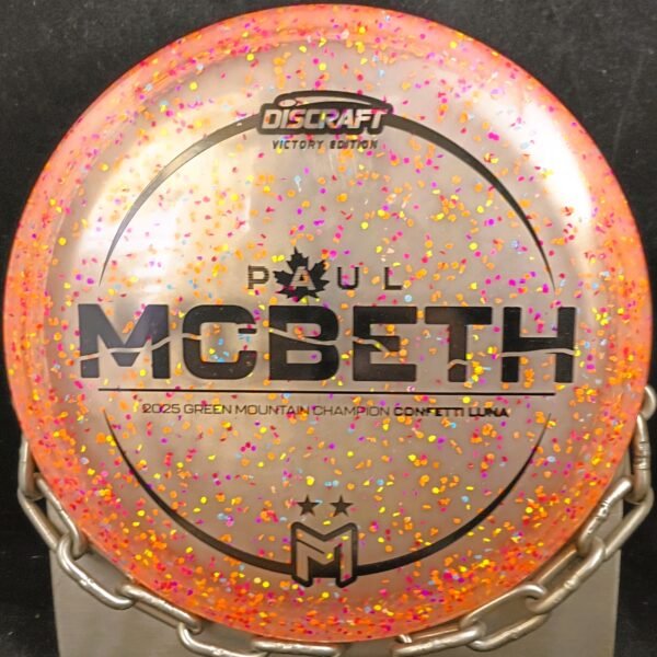 Discraft 2025 Paul McBeth Green Mountain Champion Confetti Z LUNA Disc Golf Putter