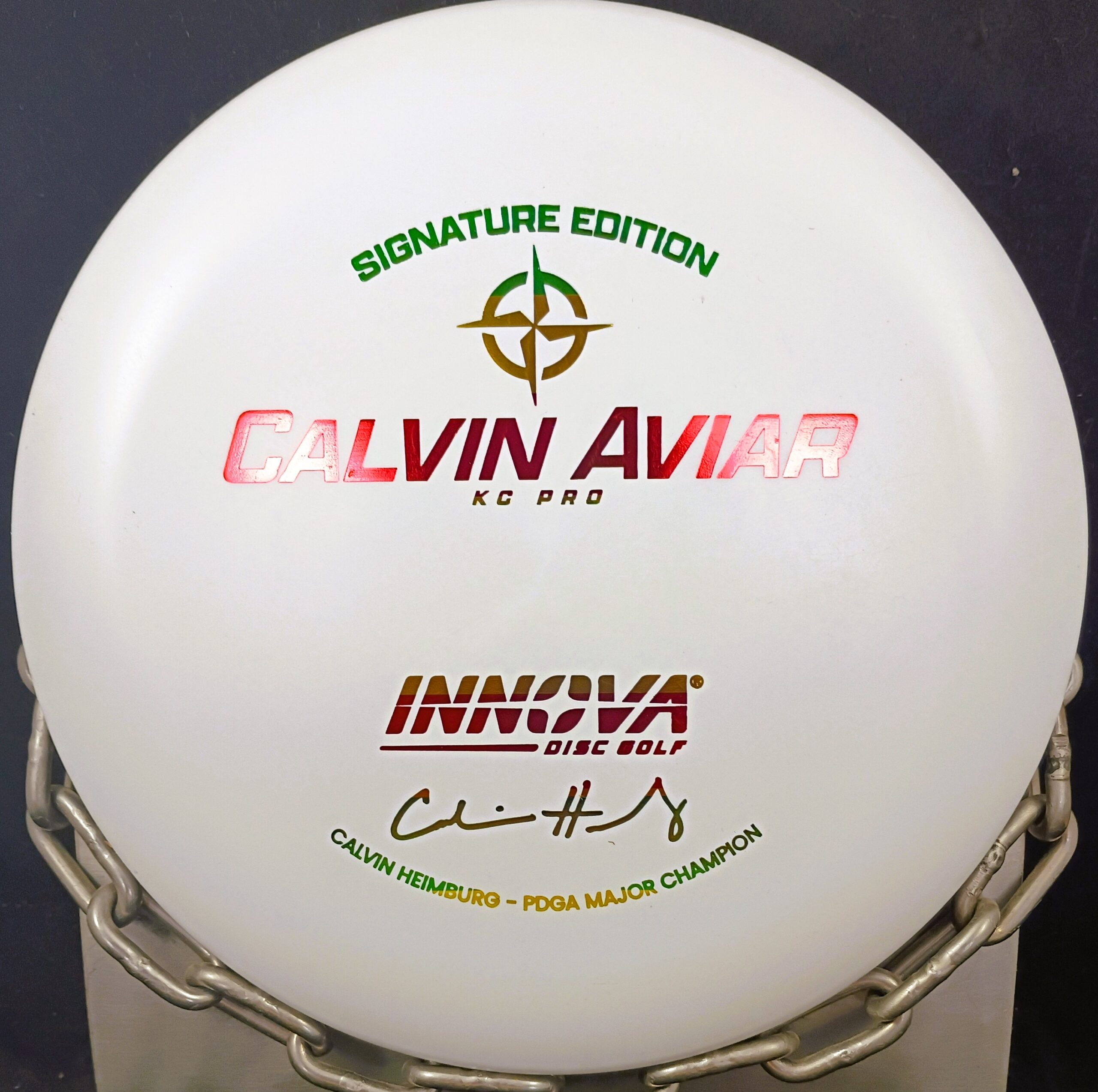Innova Calvin Heimburg Signature Edition KC Pro Big Bead Aviar Disc Golf Putter Innova Calvin Heimburg Signature Edition KC Pro Big Bead Aviar Disc Golf Putter