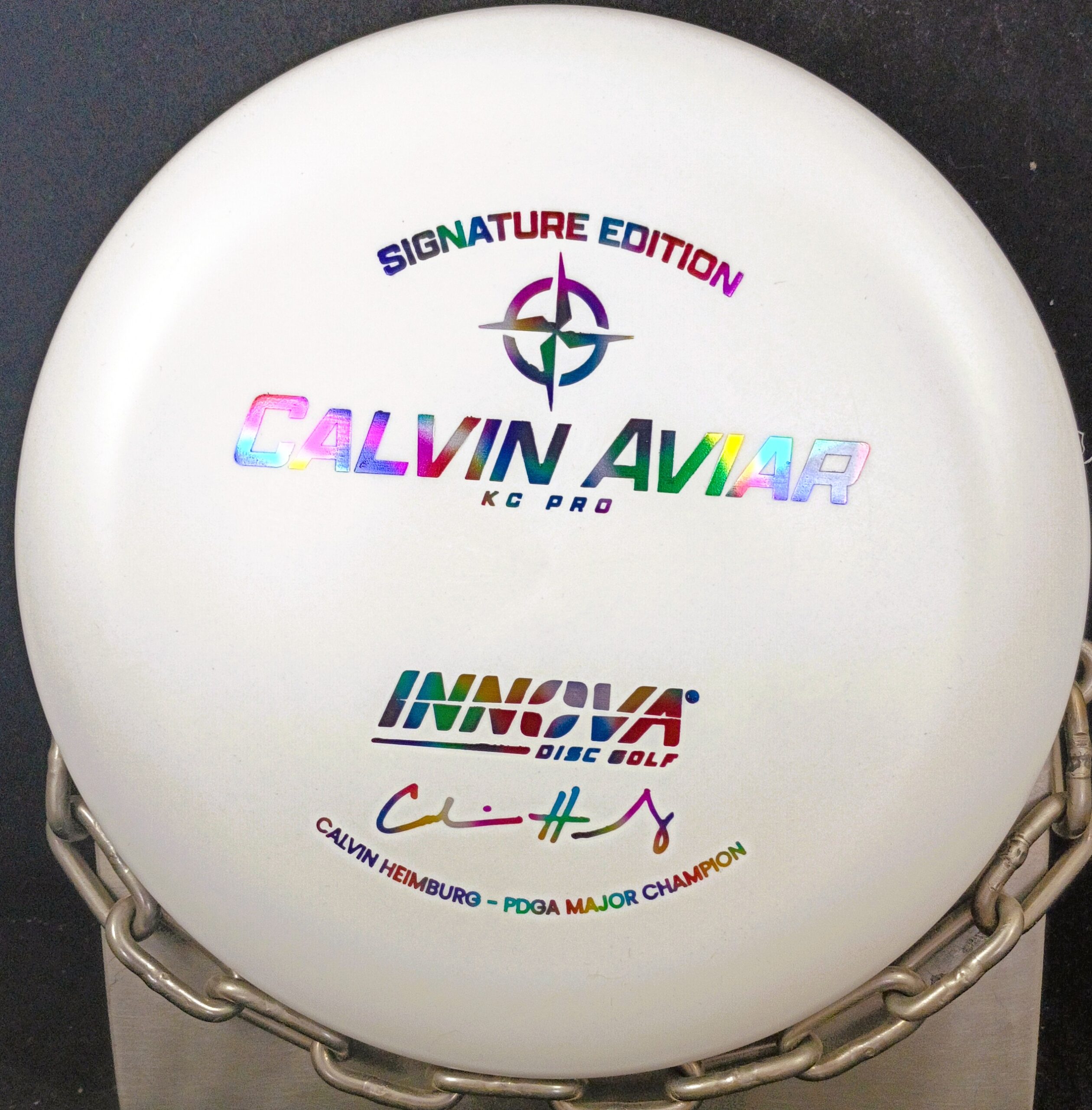 Innova Calvin Heimburg Signature Edition KC Pro Big Bead Aviar Disc Golf Putter Innova Calvin Heimburg Signature Edition KC Pro Big Bead Aviar Disc Golf Putter