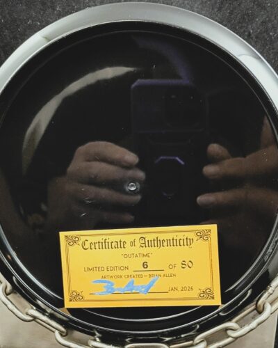 Discraft Back to the Future Full Foil ESP BUZZZ Mid Range Golf Disc