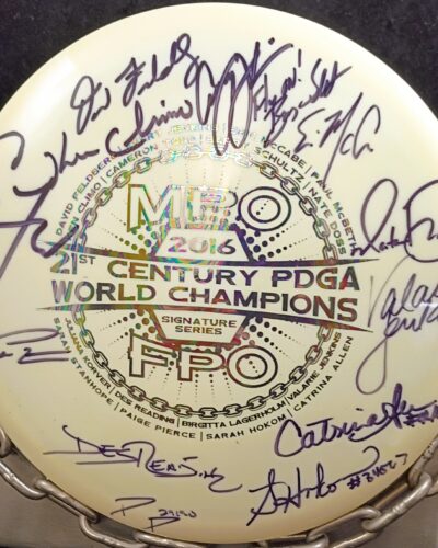 Dynamic Discs 2016 Worlds Autographed Lucid TRUTH Mid Range Golf Disc