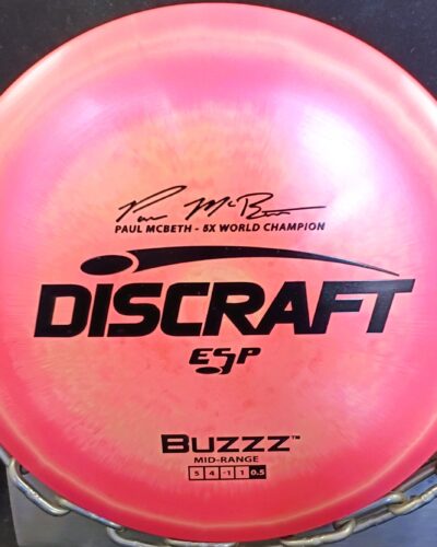 Discraft Paul McBeth 5 Time World Champion ESP BUZZZ Mid Range Golf Disc