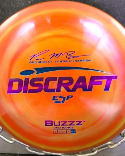 buzzz-paul-mcbeth-5x-esp-177-for sale discraft golf disc