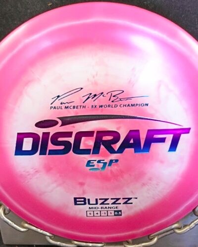 buzzz-paul-mcbeth-5x-esp-177-for sale discraft golf disc