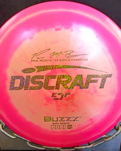 Discraft Paul McBeth 5 Time ESP BUZZZ Mid Range Golf Disc for sale