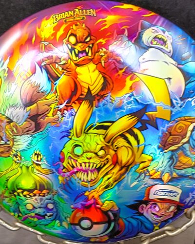 Discraft Pokemon Full Foil ESP BUZZZ Mid Range Golf Disc