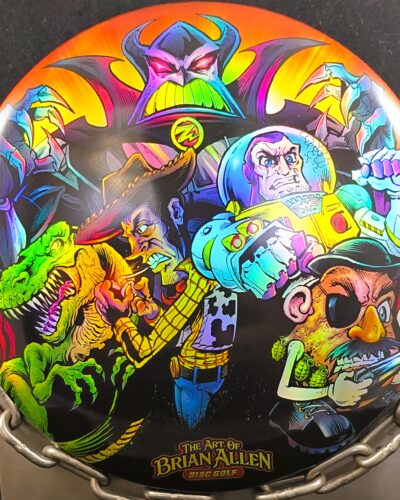 Discraft Broken Toy Story Full Foil ESP BUZZZ Mid Range Golf Disc