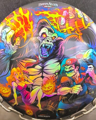 Discraft Mario V Donkey Kong Full Foil ESP BUZZZ Mid Range Golf Disc