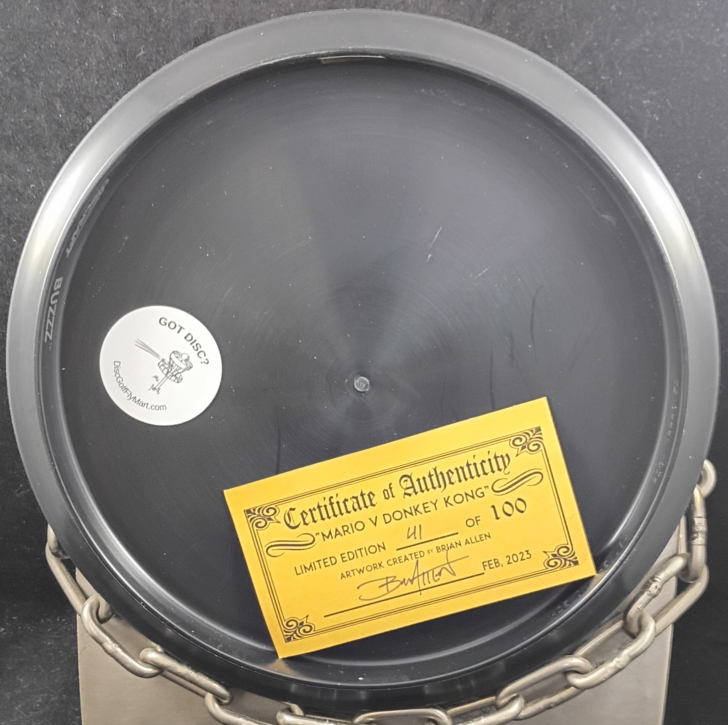 Discraft Mario V Donkey Kong Full Foil ESP BUZZZ Mid Range Golf Disc Discraft Mario V Donkey Kong Full Foil ESP BUZZZ Mid Range Golf Disc