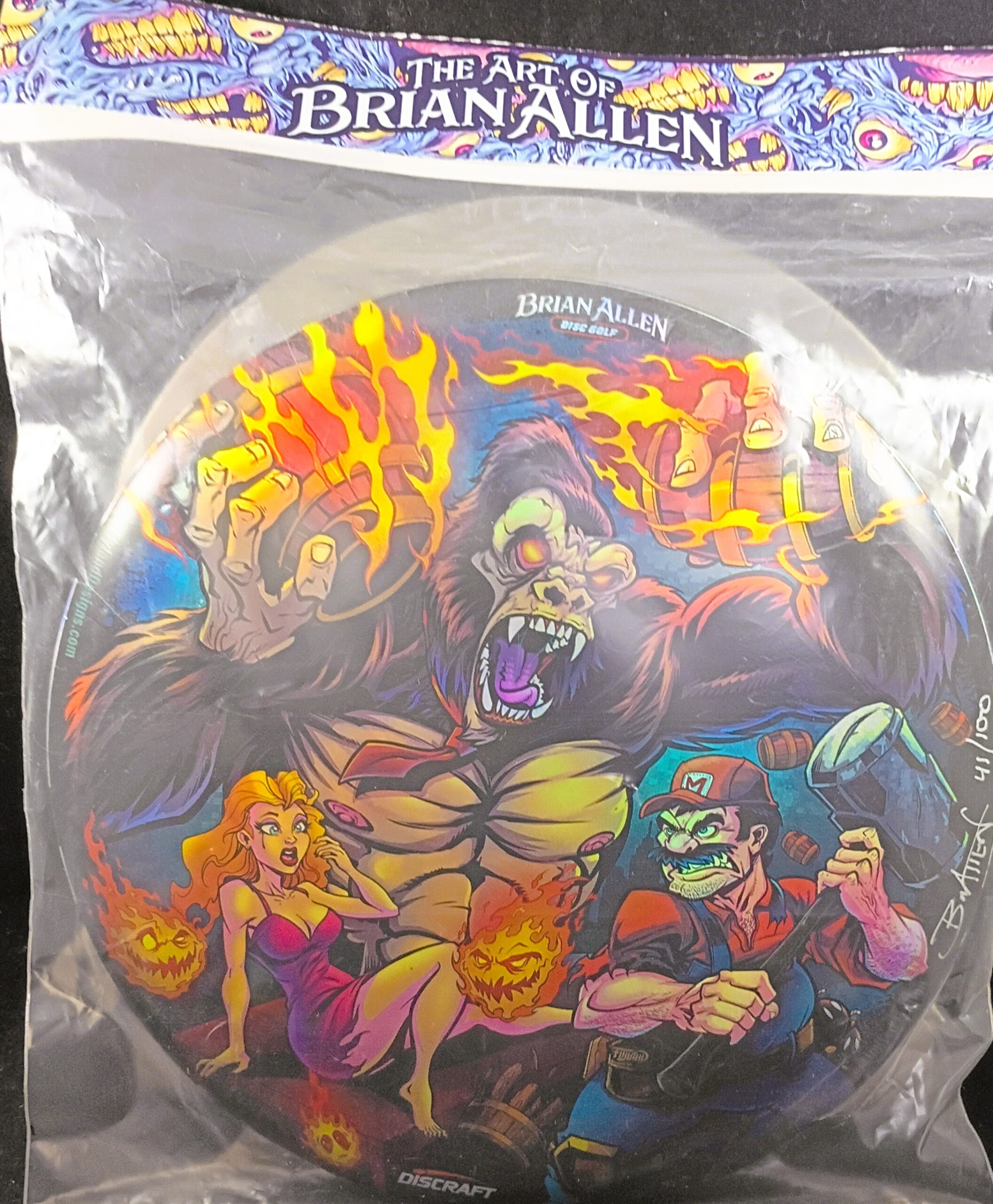 Discraft Mario V Donkey Kong Full Foil ESP BUZZZ Mid Range Golf Disc Discraft Mario V Donkey Kong Full Foil ESP BUZZZ Mid Range Golf Disc