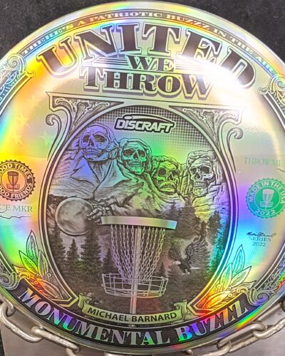 Discraft Full Foil Monumental BUZZZ Mid Range Golf Disc