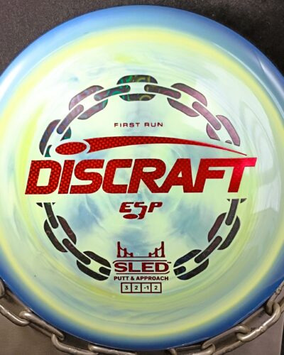 Discraft 1st Run Swirl ESP SLED Disc Golf Putter