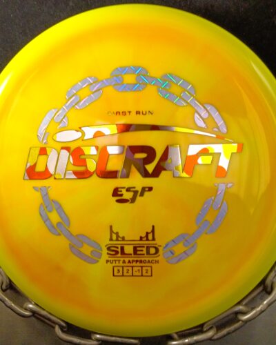 Discraft 1st Run Swirl ESP SLED Disc Golf Putter