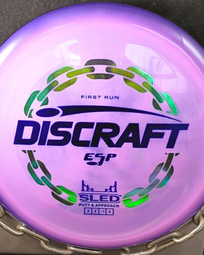 Discraft 1st Run Swirl ESP SLED Disc Golf Putter