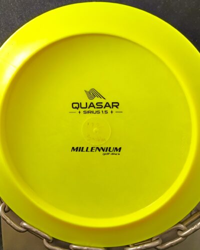 Millennium QUASAR Golf Disc Sirius 1.5 Bottom Stamp Rocco Golf Disc Driver