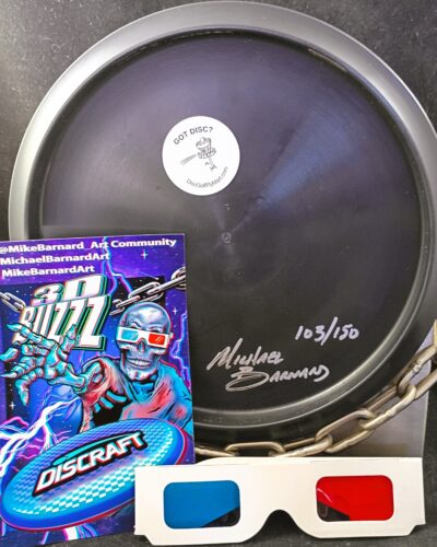 Discraft Michael Barnard Full Color 3D ESP BUZZZ Mid Range Golf Disc